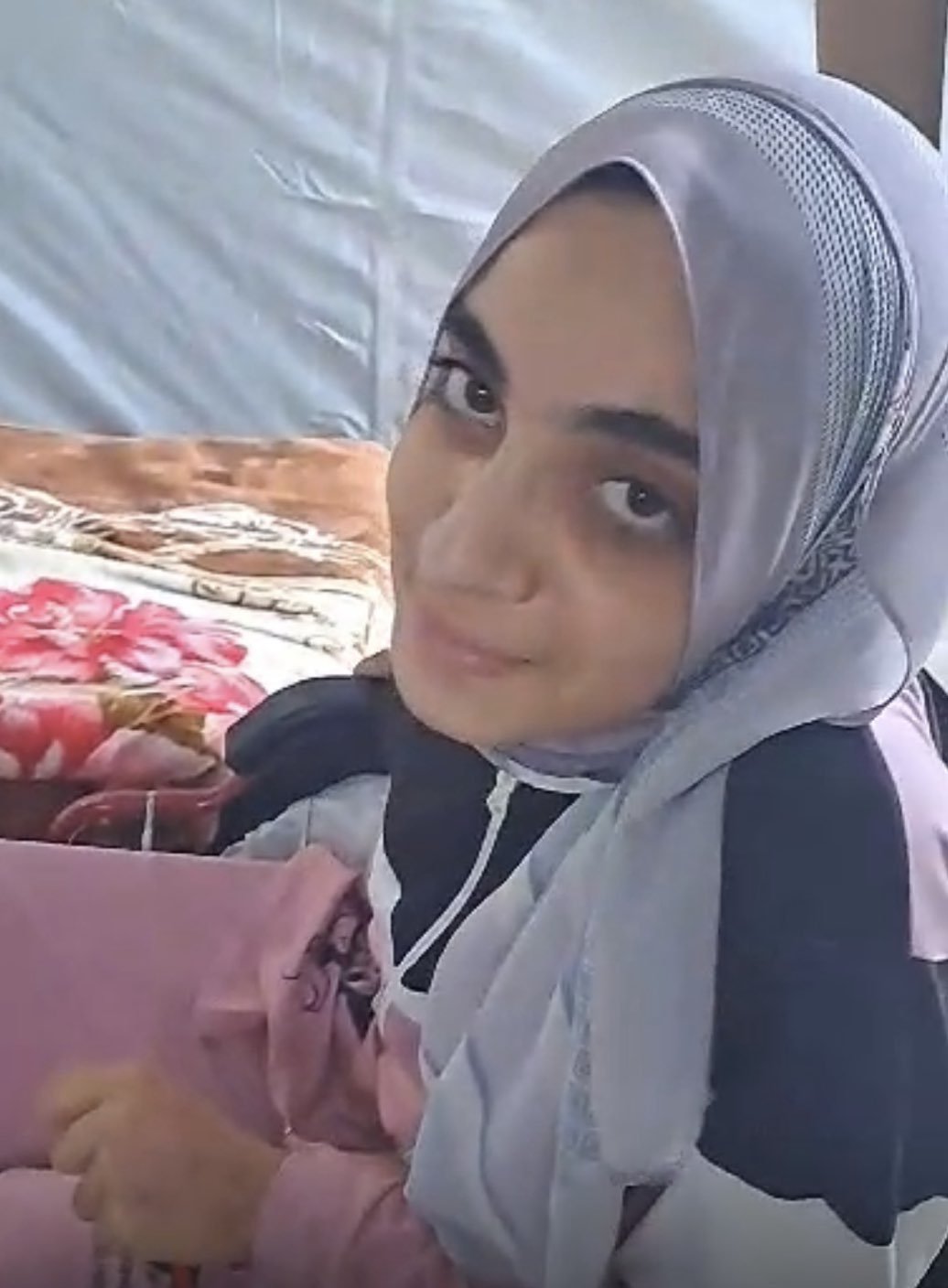 A young woman we support through her treatment.